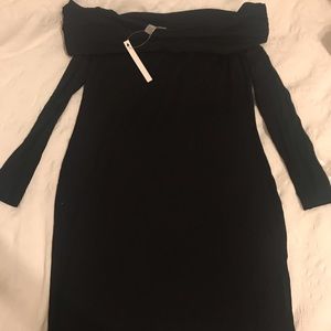 Asos Off the Shoulder Bodycon Mini Dress